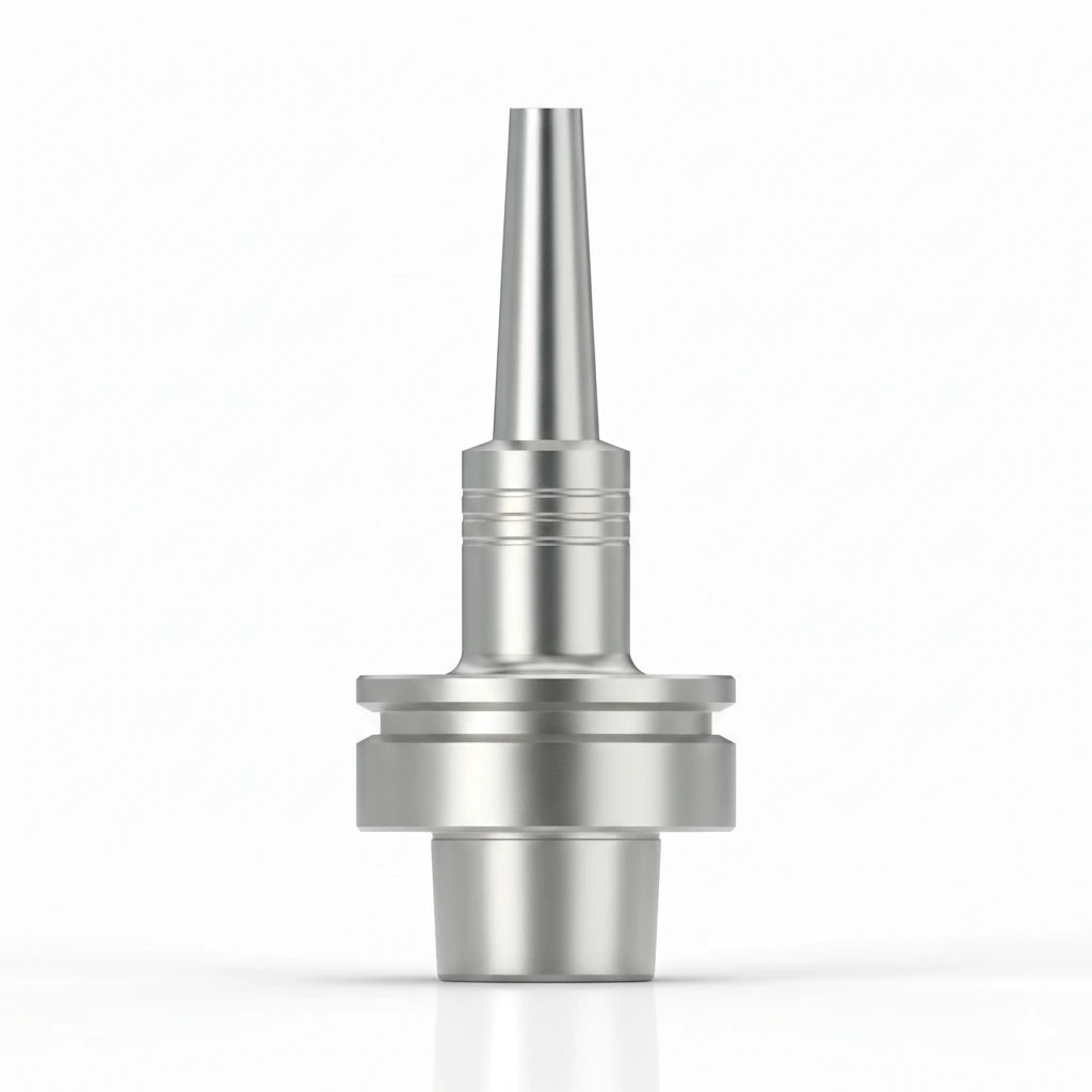 HSK63F stainless steel shrink fit tool holders render white bg 08